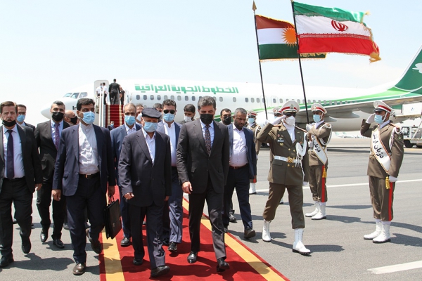 «نیچیروان بارزانی» رئیس اقلیم کردستان وارد تهران شد